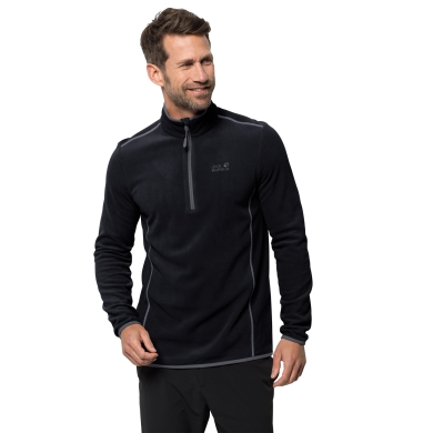 Jack Wolfskin Fleece Pullover 1/2 Zip Echo black Men